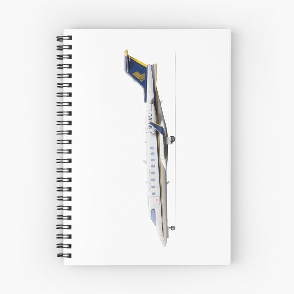 Item preview, BOMBARDIER LEARJET 45 9V-ATJ SINGAPORE 2000 designed and sold by Grubby Fingers Aircraft Illustration.