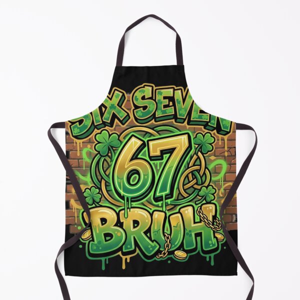 Item preview, Lucky 67 Graffiti Style Clover Street Art designed and sold by hilaryuofhi.