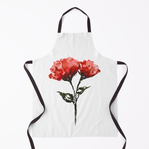 Item preview, Red Carnation Duo Watercolor | Romantic Floral Illustration | Botanical Flower Sticker & Wall Art designed and sold by Little Bloom Studio.