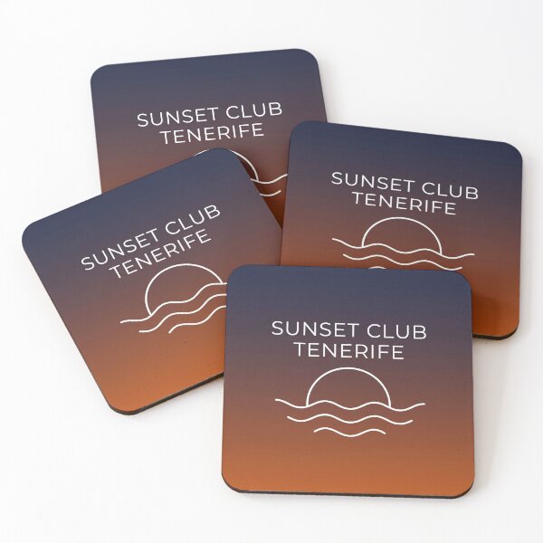 Item preview,   Sunset Club Tenerife– Golden Hour Island Vibes  designed and sold by ArtsyExplorer.