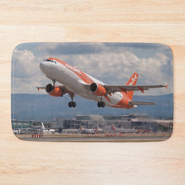 Item preview, Orange Wings Rising A320 Departure from Runway 23R designed and sold by Skyframe Aviation.