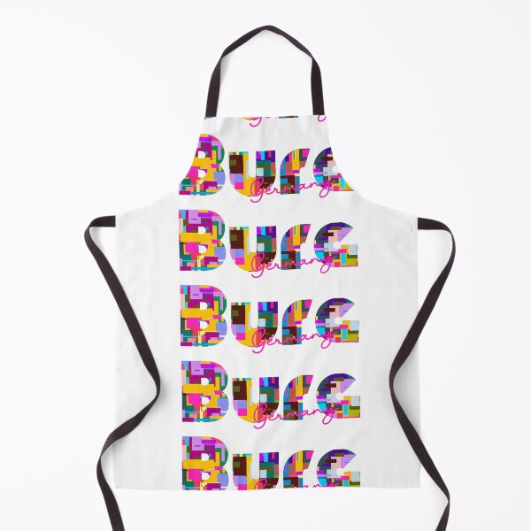 Item preview, Burg, Germany, Vibrant Abstract City Typography Art designed and sold by Wanderful-roads.