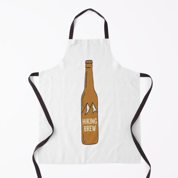 Item preview, Hiking Brew Beer Bottle Sticker - Minimalist Mountain Art designed and sold by ClaussShop.