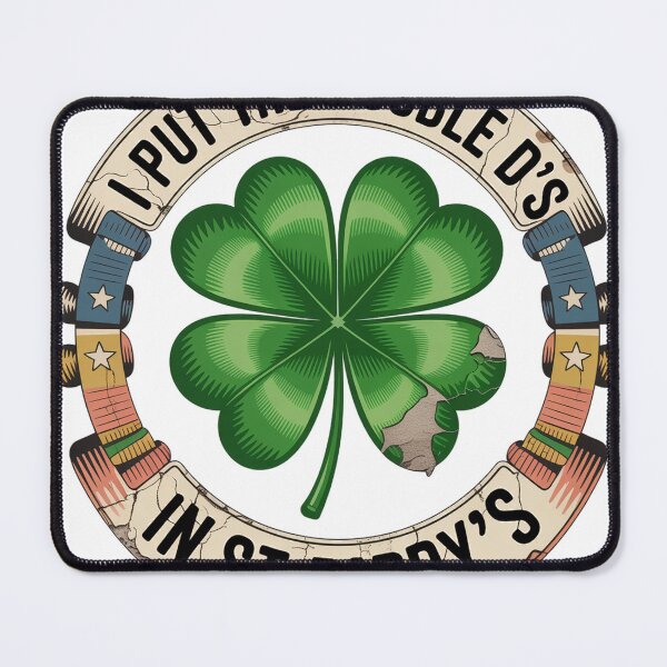 Item preview, Vintage Green Four Leaf Clover Badge Emblem designed and sold by Bloomkept.