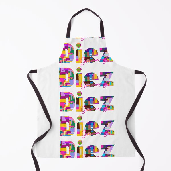 Item preview, Diez, Alemania, Arte tipográfico abstracto y vibrante de la ciudad designed and sold by Wanderful-roads.