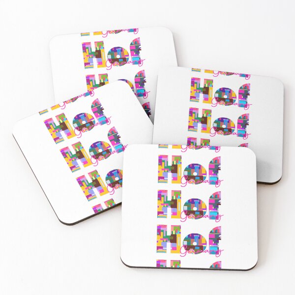 Item preview, Hof, Germany, Vibrant Abstract City Typography Art designed and sold by Wanderful-roads.