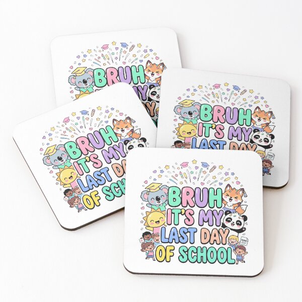 Item preview, Bruh It’s My Last Day of School Cute Cartoon Chaos Funny Graduation for Kids Teens designed and sold by Im-Ara.