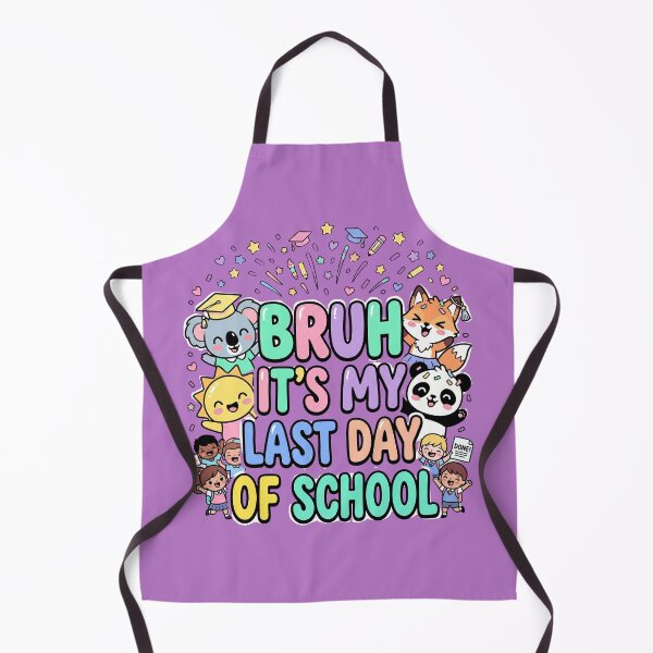 Item preview, Bruh It’s My Last Day of School Cute Cartoon Chaos Funny Graduation for Kids Teens designed and sold by Im-Ara.