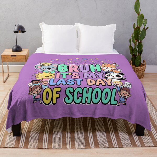 Item preview, Bruh It’s My Last Day of School Cute Cartoon Chaos Funny Graduation for Kids Teens designed and sold by Im-Ara.