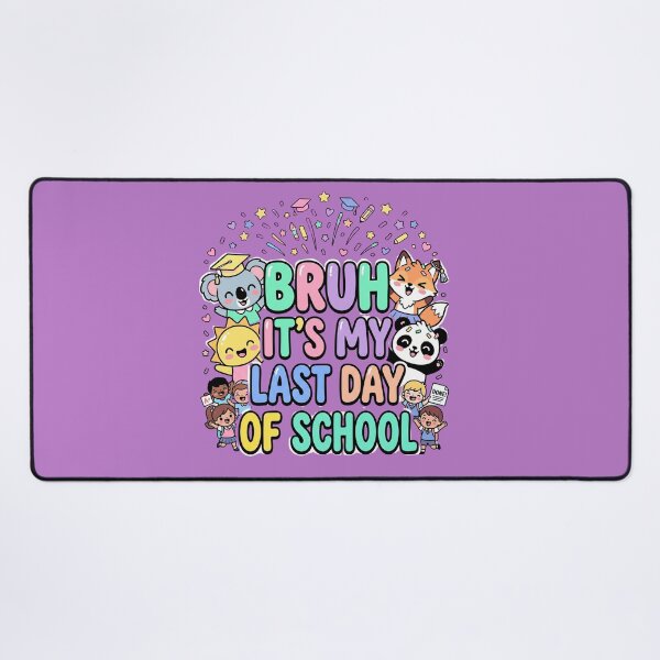 Item preview, Bruh It’s My Last Day of School Cute Cartoon Chaos Funny Graduation for Kids Teens designed and sold by Im-Ara.