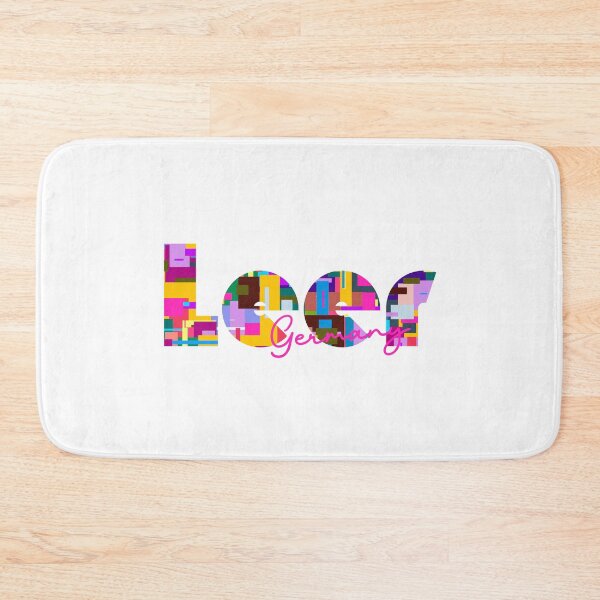 Item preview, Leer, Germany, Vibrant Abstract City Typography Art designed and sold by Wanderful-roads.