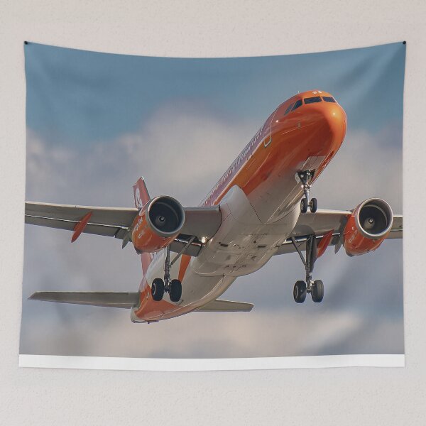 Item preview, Climbing Out of Manchester A320 Rotation Shot designed and sold by Skyframe Aviation.