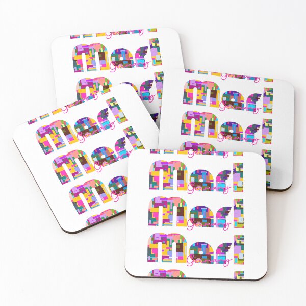 Item preview, Marl, Alemania, Arte tipográfico abstracto y vibrante de la ciudad designed and sold by Wanderful-roads.