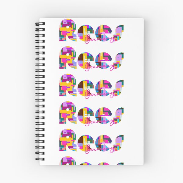 Item preview, Rees, Germany, Vibrant Abstract City Typography Art designed and sold by Wanderful-roads.