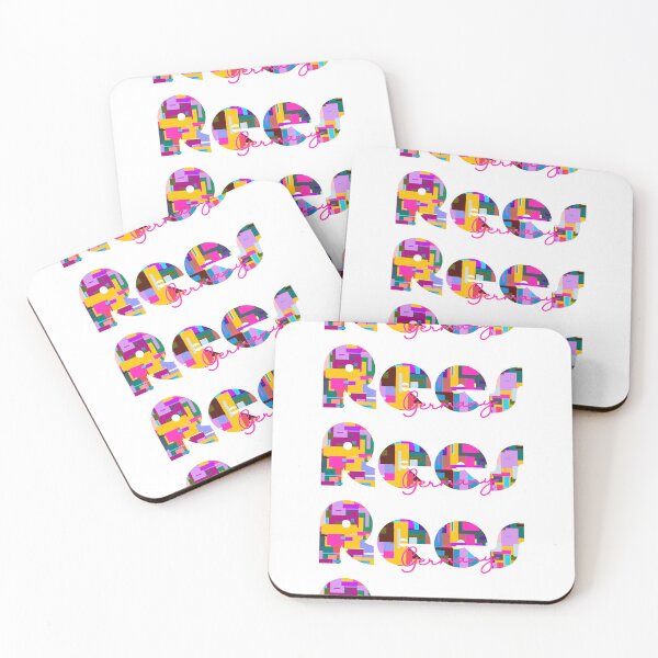 Item preview, Rees, Germany, Vibrant Abstract City Typography Art designed and sold by Wanderful-roads.