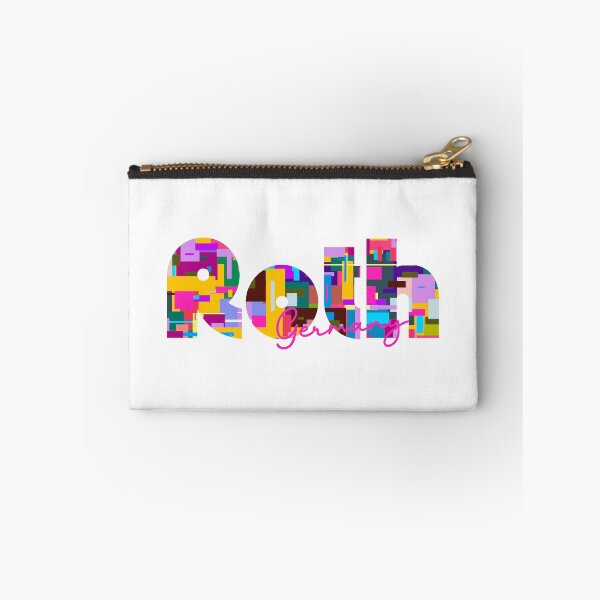 Item preview, Roth, Germany, Vibrant Abstract City Typography Art designed and sold by Wanderful-roads.