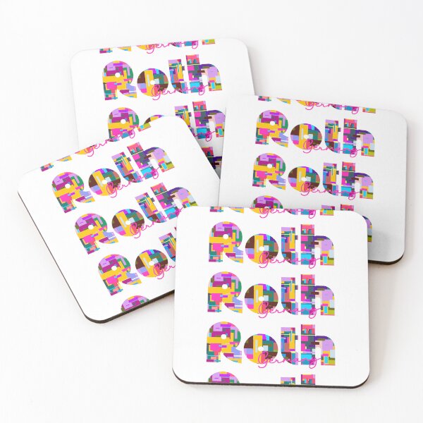 Item preview, Roth, Germany, Vibrant Abstract City Typography Art designed and sold by Wanderful-roads.