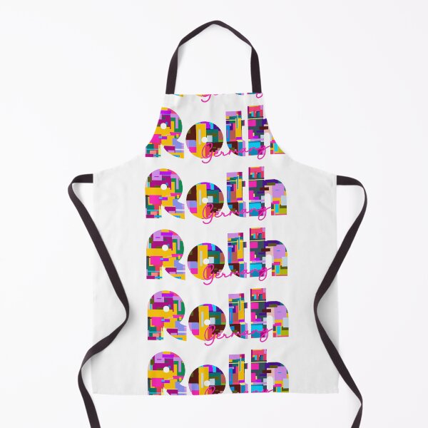 Item preview, Roth, Germany, Vibrant Abstract City Typography Art designed and sold by Wanderful-roads.