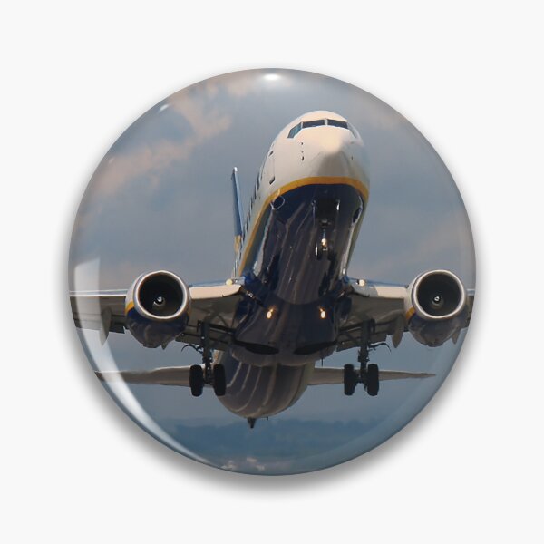 Item preview, Blue and Yellow Jet Lifting Off Runway 23R designed and sold by Skyframe Aviation.