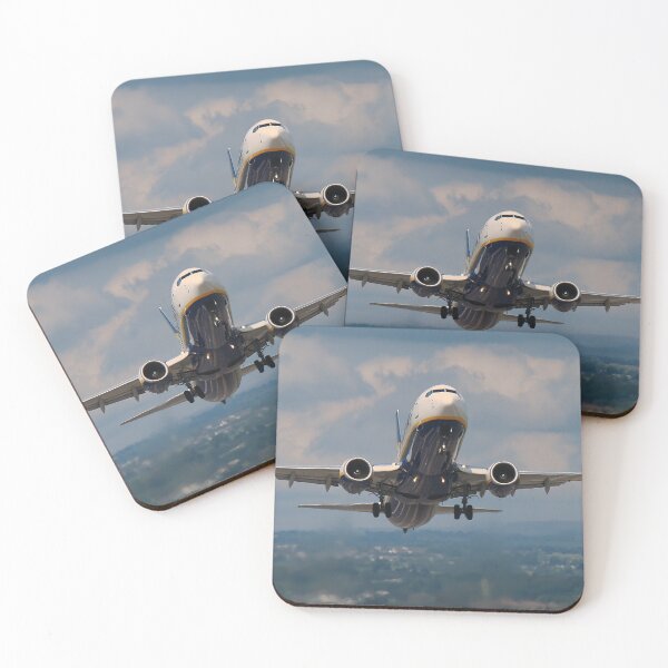 Item preview, Blue and Yellow Jet Lifting Off Runway 23R designed and sold by Skyframe Aviation.