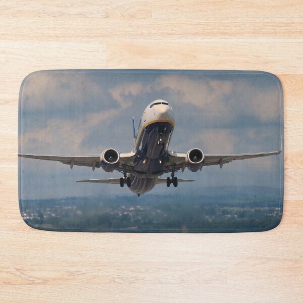 Item preview, Blue and Yellow Jet Lifting Off Runway 23R designed and sold by Skyframe Aviation.