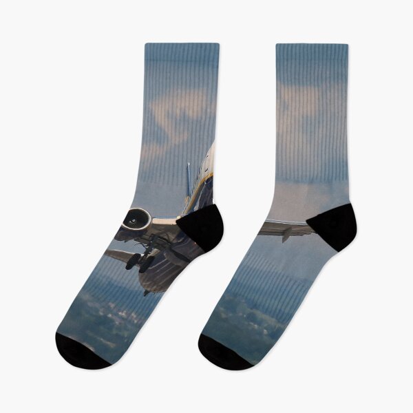 Item preview, Blue and Yellow Jet Lifting Off Runway 23R designed and sold by Skyframe Aviation.