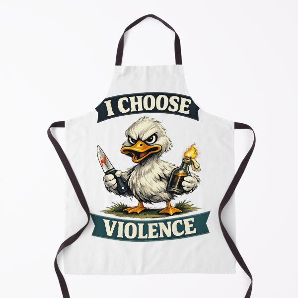 Item preview, I Choose Violence Duck Essential T-Shirt designed and sold by SoftSproutstu.