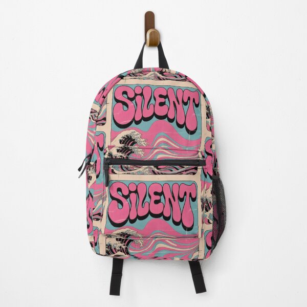 Item preview, Silent Wave Retro Psychedelic Ocean Typography Art designed and sold by KiraChie.