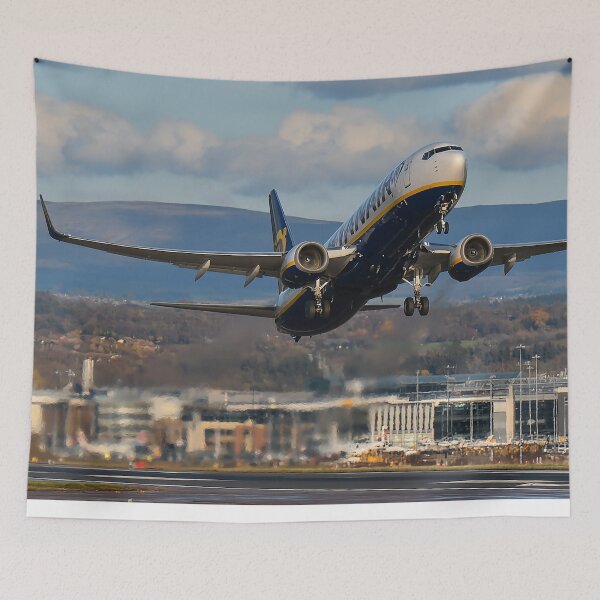 Item preview, Wings Flexing on Ryanairs Climb Out designed and sold by Skyframe Aviation.