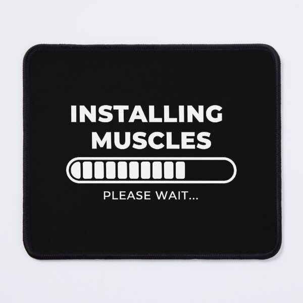 Item preview, Installing Muscles Please Wait Funny Gym Workout designed and sold by eliramaison.