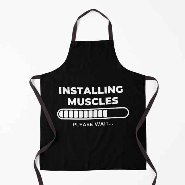 Item preview, Installing Muscles Please Wait Funny Gym Workout designed and sold by eliramaison.