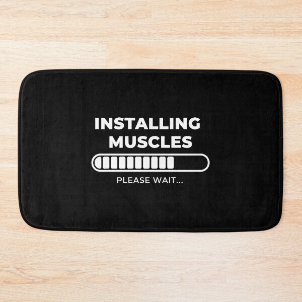 Item preview, Installing Muscles Please Wait Funny Gym Workout designed and sold by eliramaison.