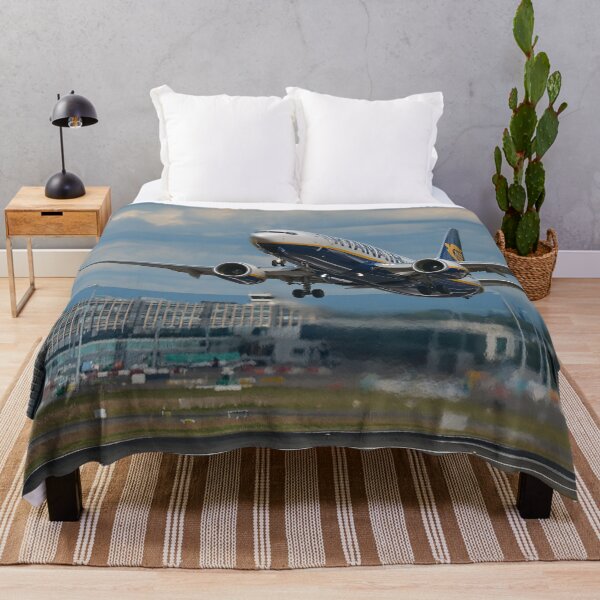 Item preview, Ryanair Flight Leaving the Runway Behind designed and sold by Skyframe Aviation.