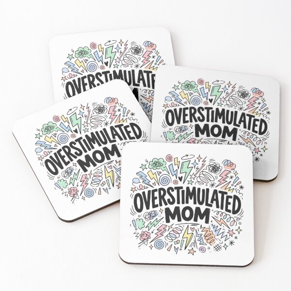 Item preview,  Overstimulated Mom – Strong Mom Energy  designed and sold by ArtsyExplorer.