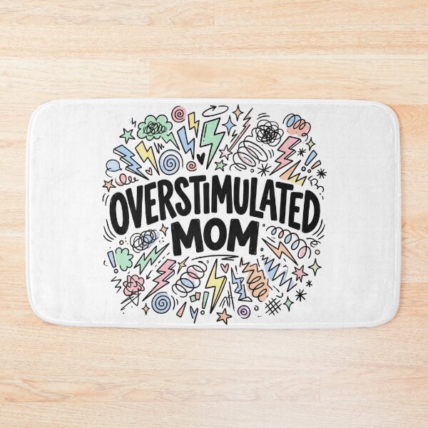 Item preview,  Overstimulated Mom – Strong Mom Energy  designed and sold by ArtsyExplorer.