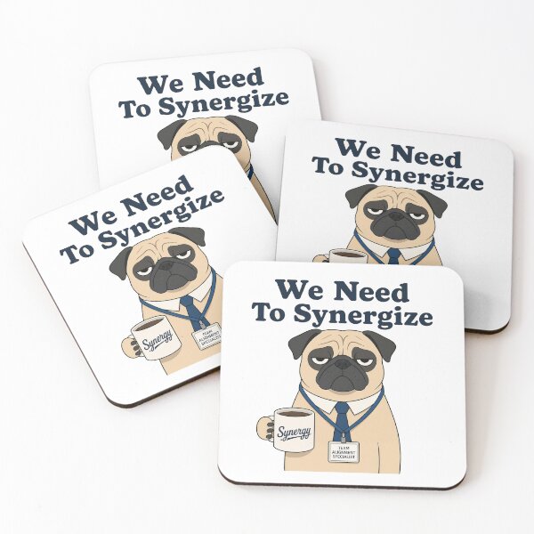 Item preview, Smug Pug Synergy Office Humor Manager Coworker Gift designed and sold by Gentlestate.