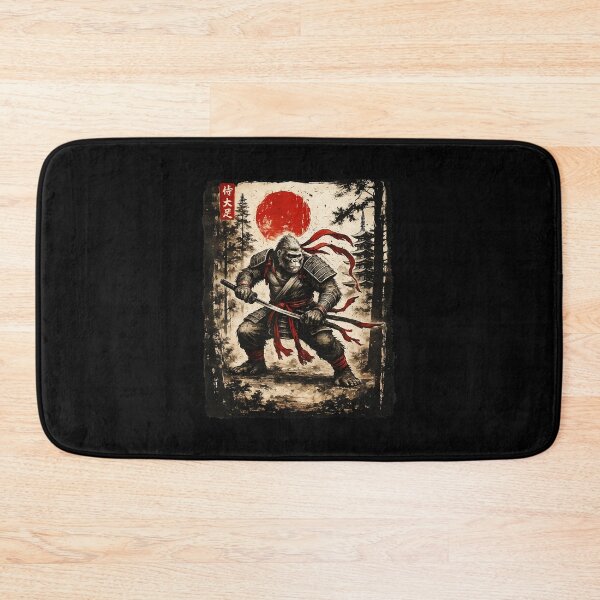 Item preview, Samurai Bigfoot Vintage Japanese Ukiyoe Style designed and sold by titanlevi.