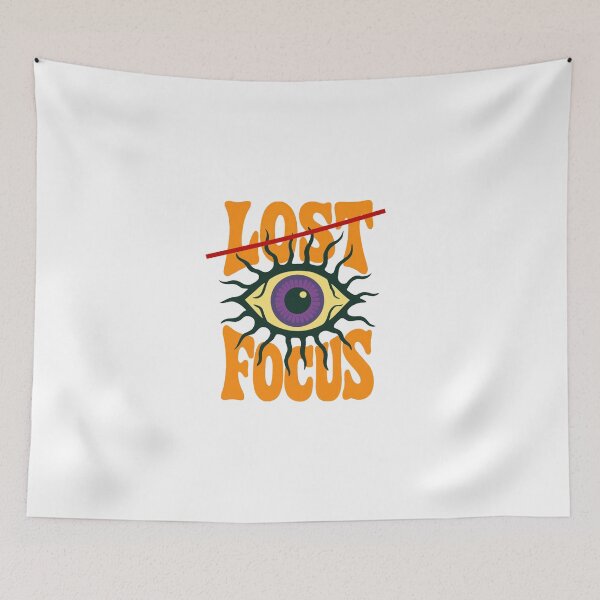 Item preview, Lost Focus – Eye Concept Typography Design designed and sold by Regal-Elegances.
