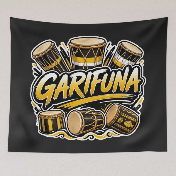 Item preview, Garifuna Drums | Bold Cultural Statement Design designed and sold by ezsketch25.