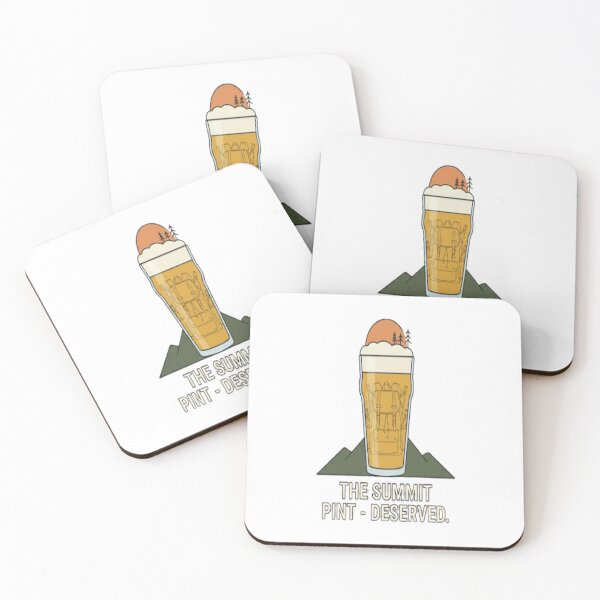 Item preview, The Summit Pint - Deserved Beer Celebration Hiking Art designed and sold by ClaussShop.