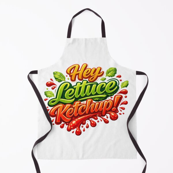 Item preview, Hey Lettuce Ketchup Funny Food Pun T-Shirt – Cute Catch Up Humor Design designed and sold by RvinJo8.