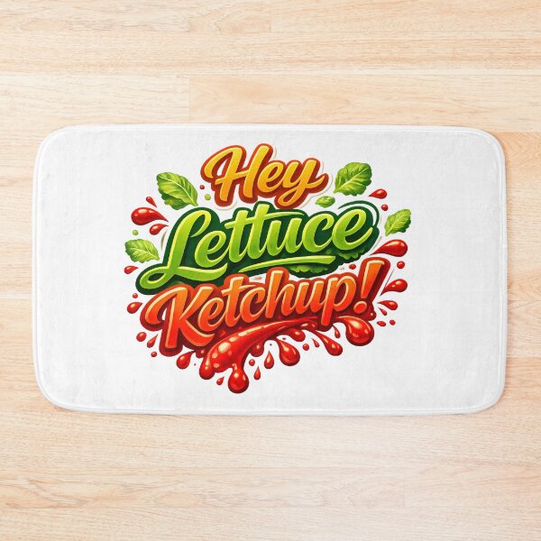 Item preview, Hey Lettuce Ketchup Funny Food Pun T-Shirt – Cute Catch Up Humor Design designed and sold by RvinJo8.