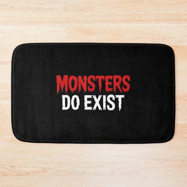 Item preview, Monsters Do Exist Gothic Horror Typography designed and sold by eliramaison.