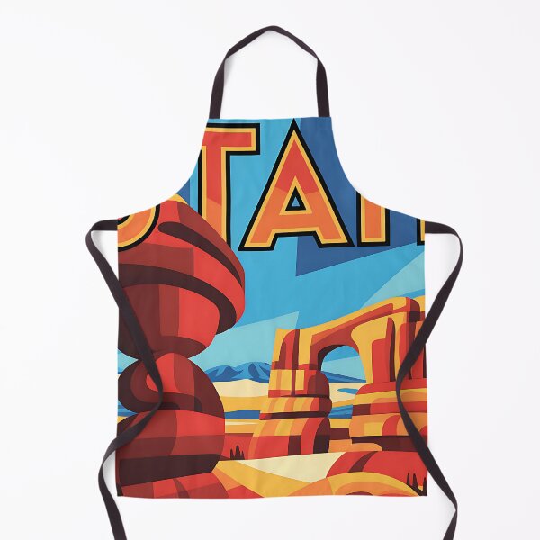 Item preview, Utah - Vintage travel poster in the style of Fernand Léger designed and sold by PrintableTravel.