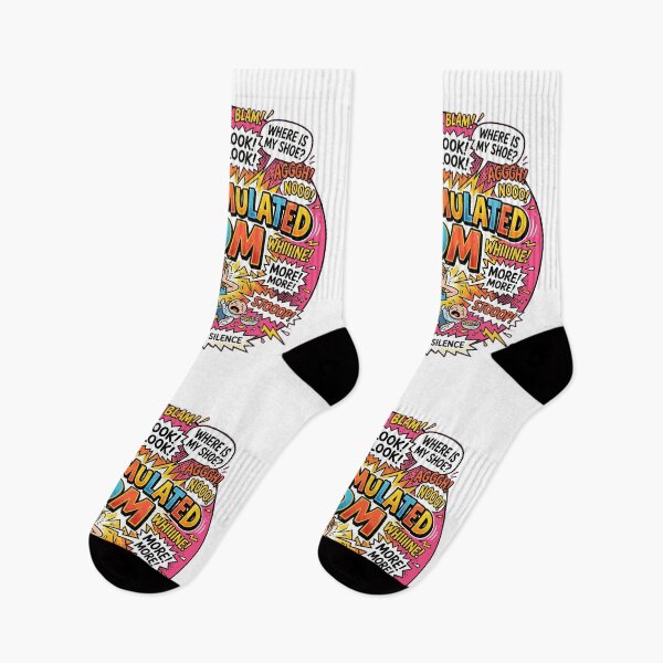 Item preview, Overstimulated Mom – Strong Mom Vibes & Real Life Motherhood Humor designed and sold by ArtsyExplorer.