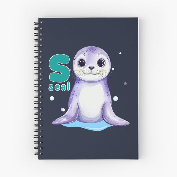 Item preview, Cute Seal Alphabet Letter S Animal Kids Toddler Design designed and sold by SassiBermark.