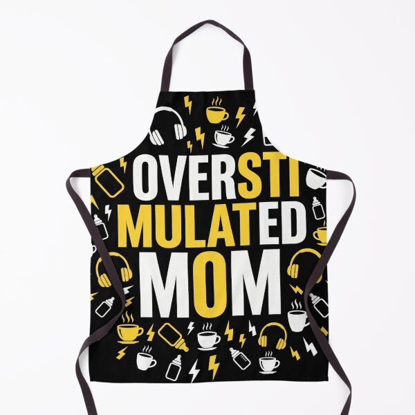 Item preview, Overstimulated Mom – Strong Mom Vibes & Real Motherhood Humor designed and sold by ArtsyExplorer.