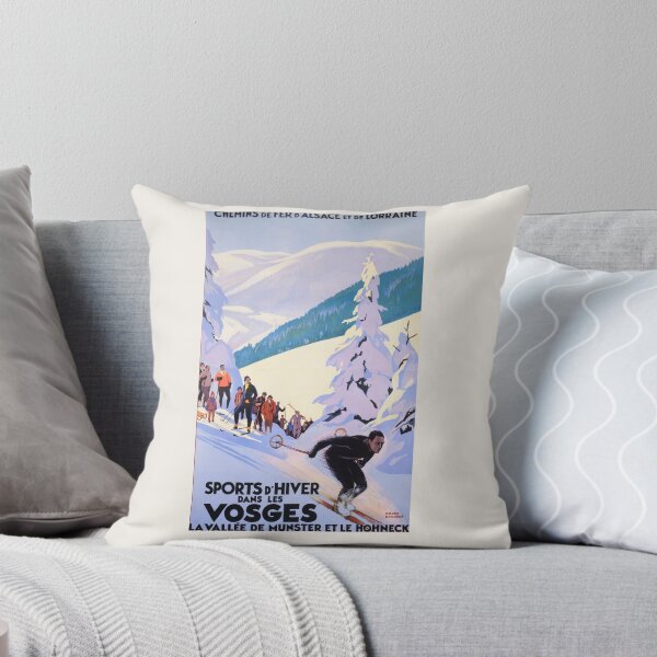 Item preview, Vosges Winter Sports - Vintage Travel Poster designed and sold by BestVarieties.