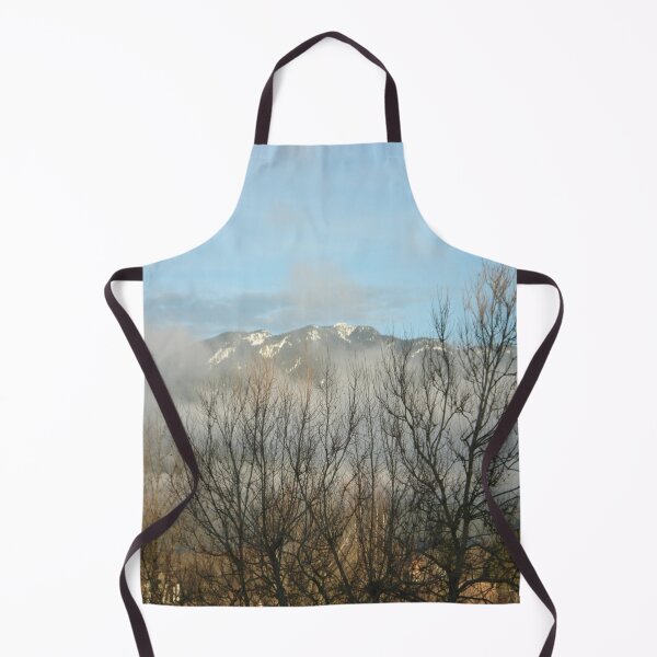 Item preview, Mountain Through Trees colorful scenic photo art designed and sold by SmashingDeals.