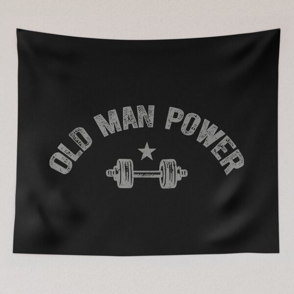 Item preview, Old Man Power Funny Gym Strength  designed and sold by eliramaison.